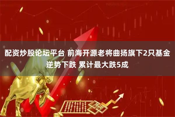 配资炒股论坛平台 前海开源老将曲扬旗下2只基金逆势下跌 累计最大跌5成