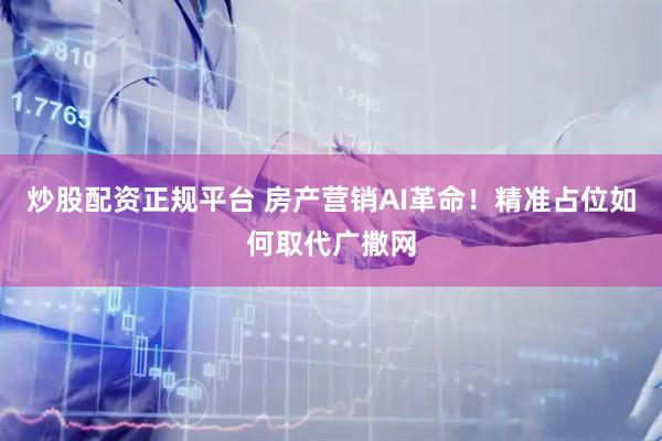 炒股配资正规平台 房产营销AI革命！精准占位如何取代广撒网